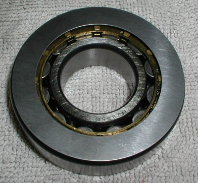 A shim on a bearing